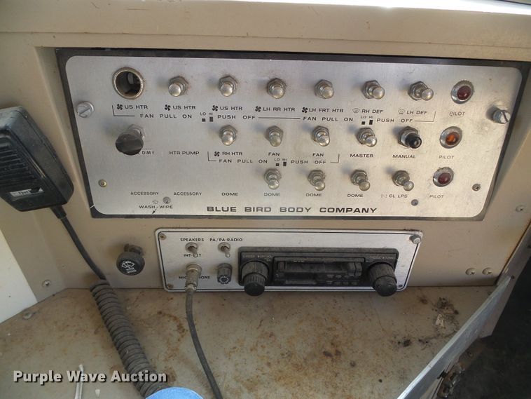 image for item DC5016 1993 GMC Blue Bird school bus