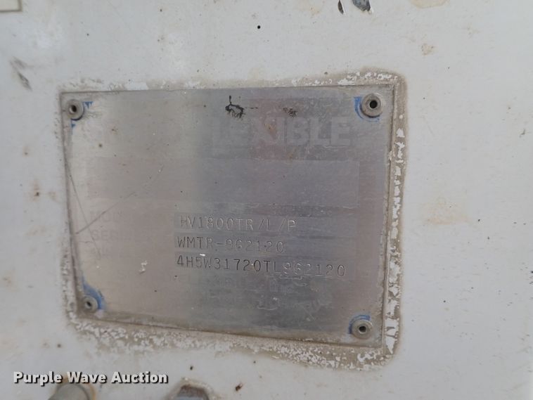 image for item DE0905 1996 Sreco HV1800TR/L/P sewer jetter