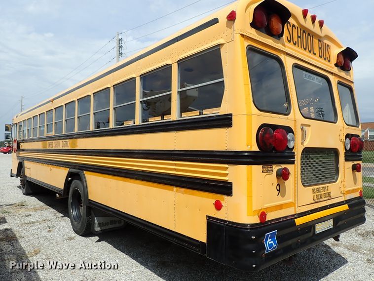 image for item DE0933 1995 Blue Bird TC2000 school bus
