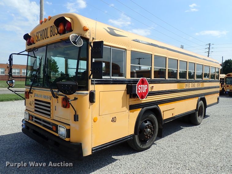 image for item DE0934 1995 Blue Bird TC2000 school bus