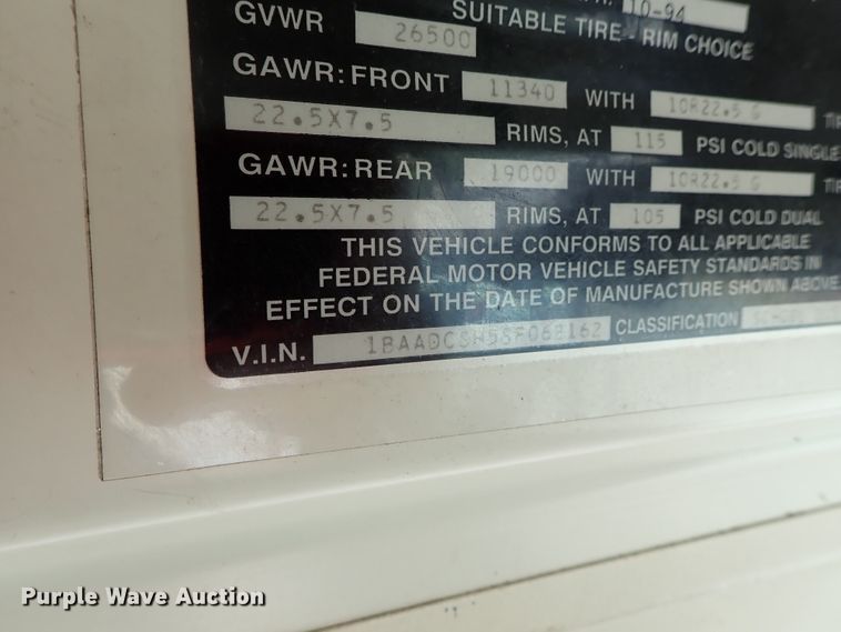 image for item DE0934 1995 Blue Bird TC2000 school bus