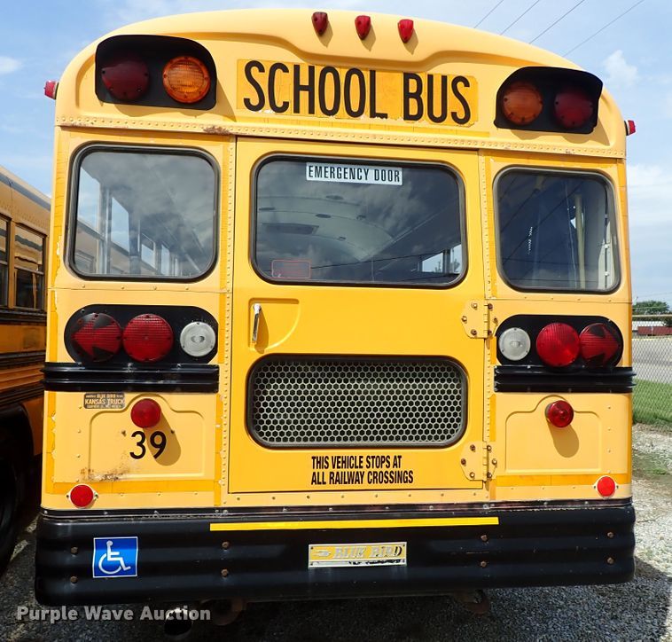 image for item DE0935 1995 Blue Bird TC2000 school bus