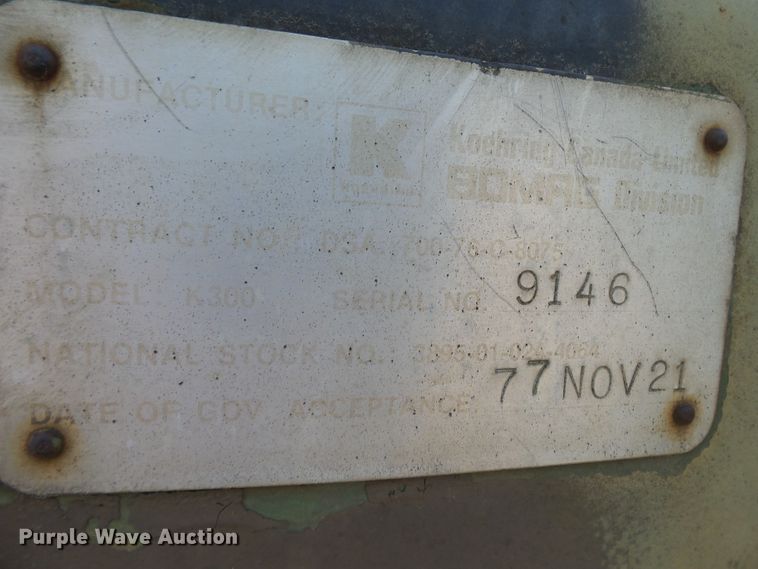 image for item DE7833 1977 Bomag K300 landfill compactor