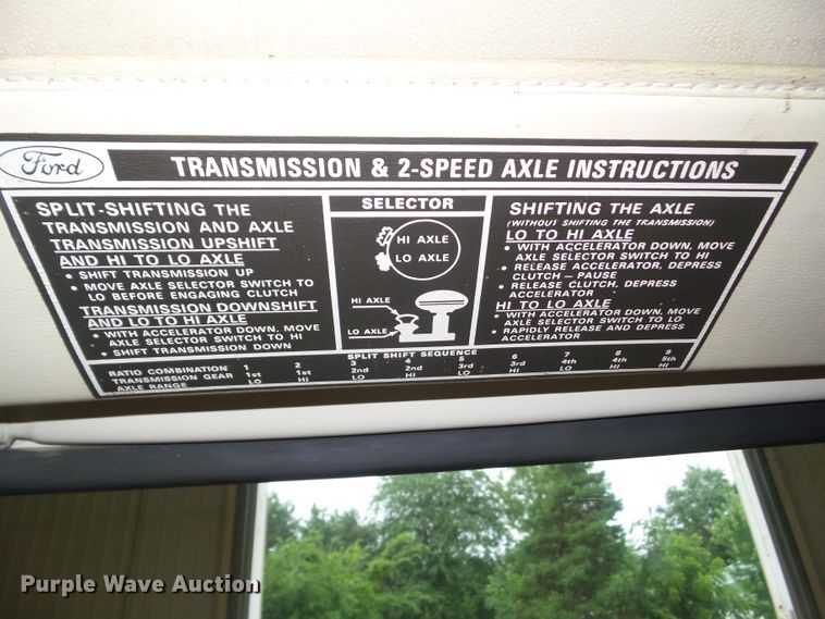 image for item DF0784 1976 Ford F750 fire truck