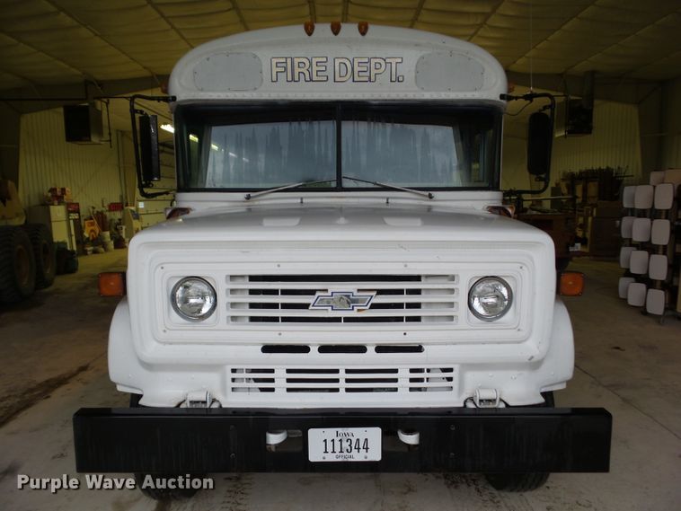 image for item DF0785 1984 Chevrolet Blue Bird school bus