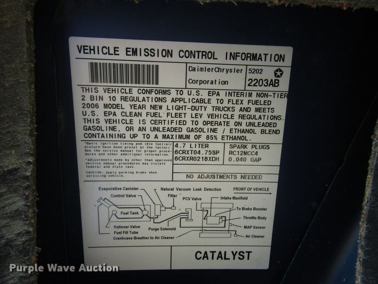 image for item DF4468 2006 Dodge Ram 1500 Quad Cab pickup truck