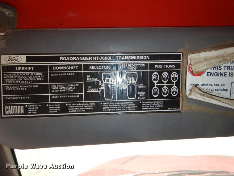 image for item DG4864 1995 Ford F80 dump truck