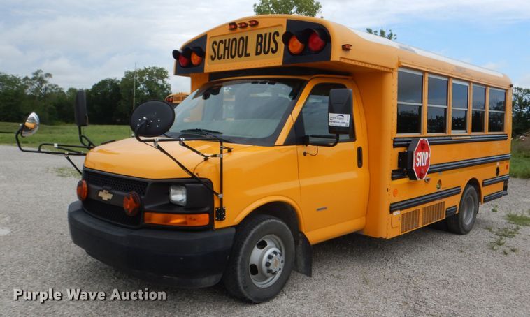 image for item DG4865 2011 Chevrolet Express G3500 Thomas school bus
