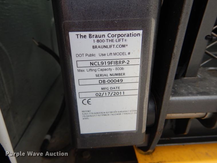 image for item DG4865 2011 Chevrolet Express G3500 Thomas school bus