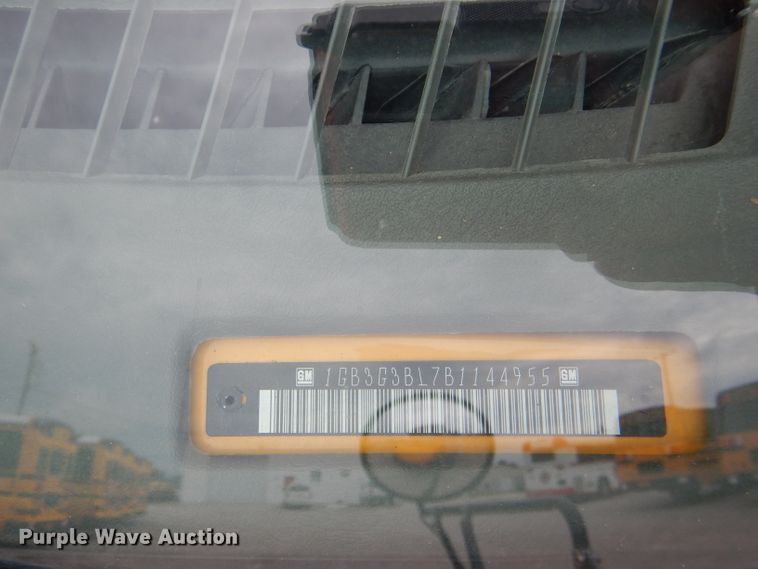 image for item DG4865 2011 Chevrolet Express G3500 Thomas school bus