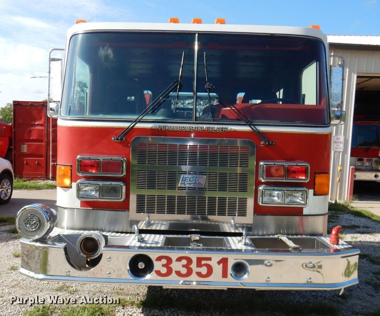 image for item DG4870 1992 Ottawa E-1 pumper rescue fire truck