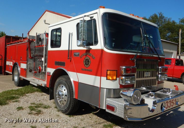 image for item DG4870 1992 Ottawa E-1 pumper rescue fire truck