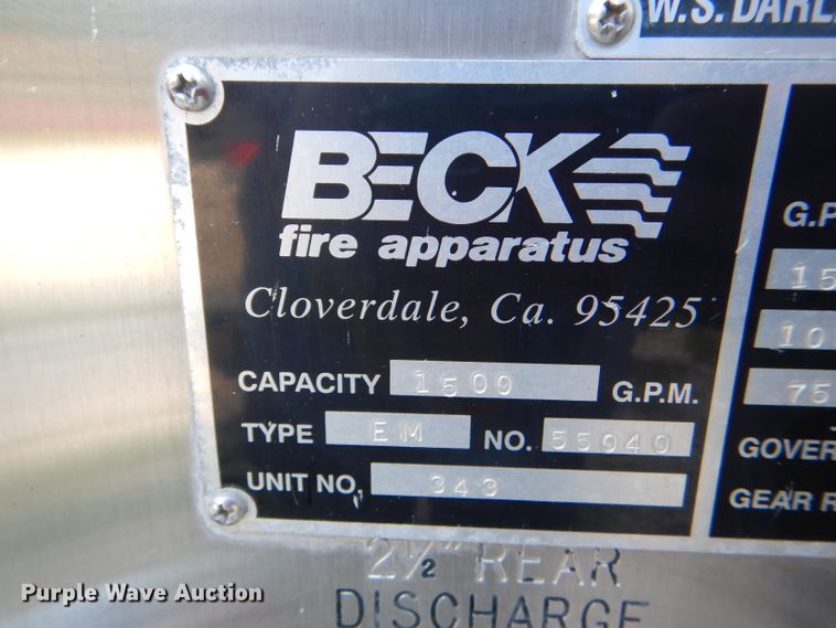 image for item DG4870 1992 Ottawa E-1 pumper rescue fire truck