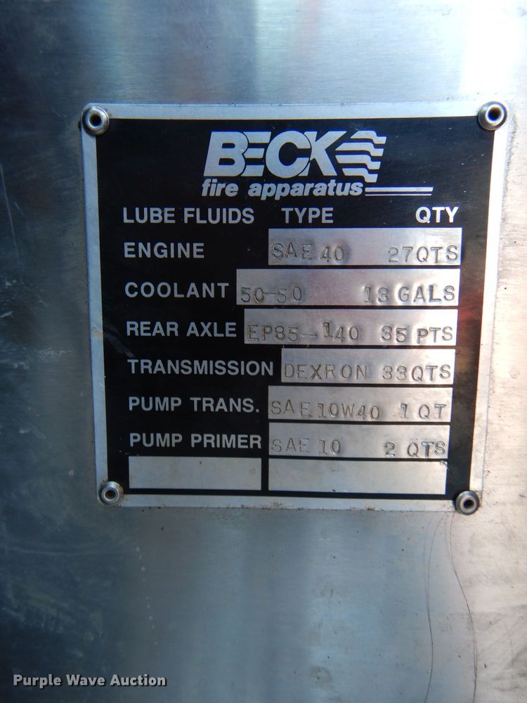 image for item DG4870 1992 Ottawa E-1 pumper rescue fire truck