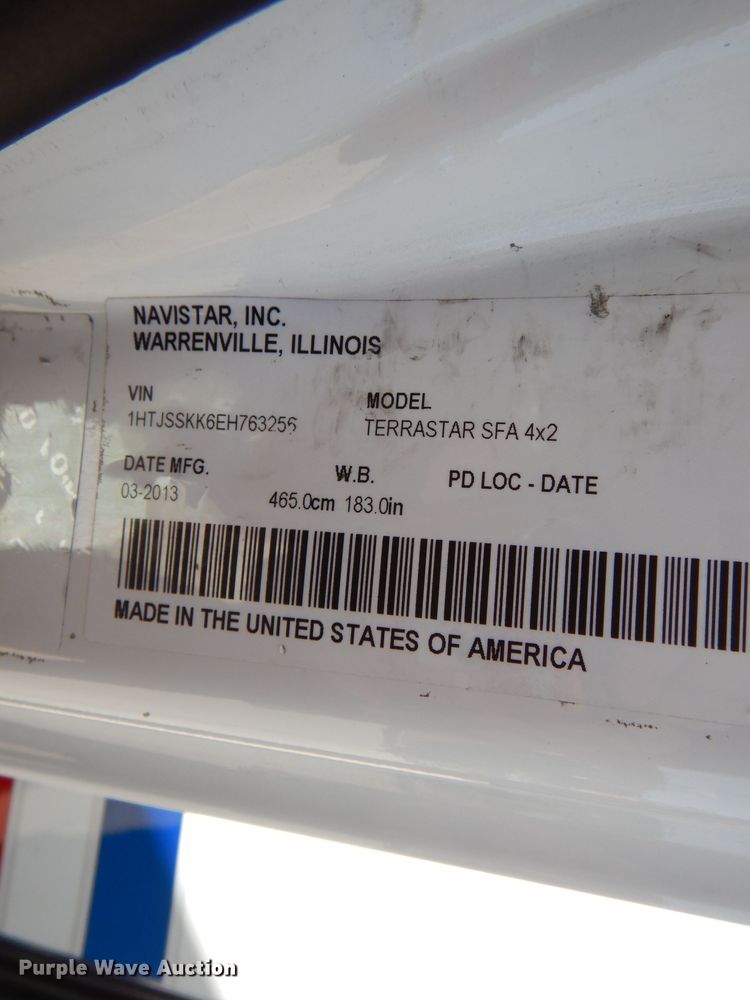 image for item DH6047 2014 International TerraStar ambulance