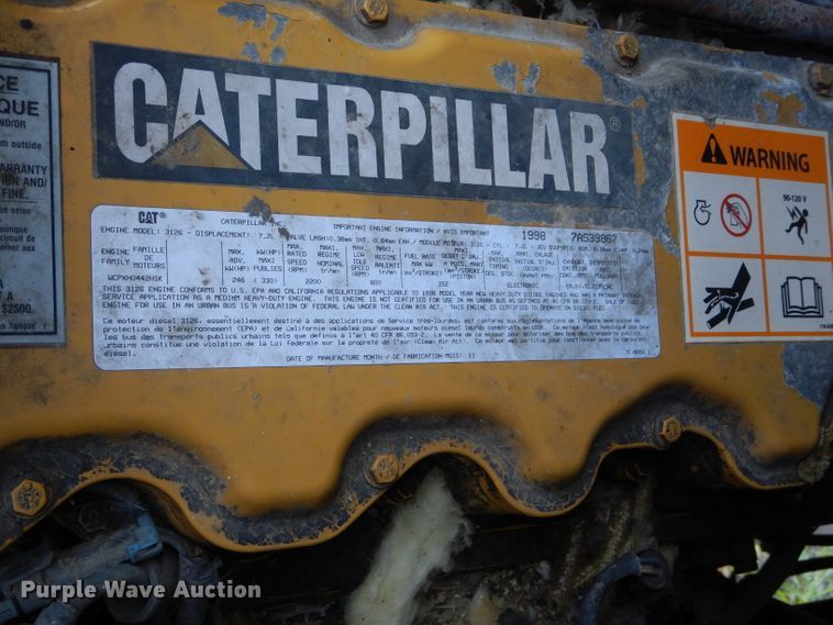 image for item DH6055 1999 Sterling L-Line sludge spreader truck