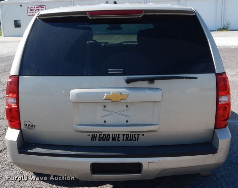 image for item DI0598 2012 Chevrolet Tahoe Police SUV