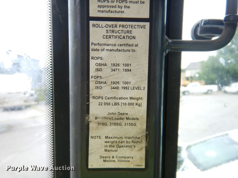 image for item DI2280 2004 John Deere 310SG backhoe