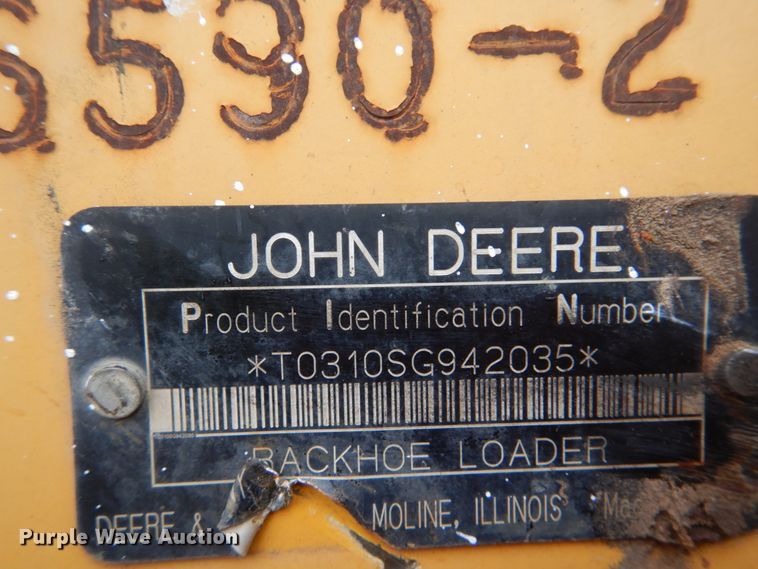 image for item DI2280 2004 John Deere 310SG backhoe