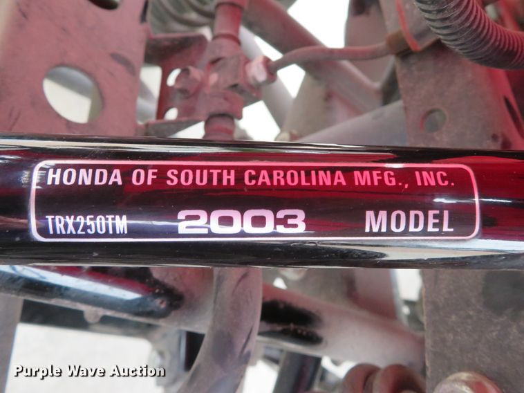 image for item EV9713 2003 Honda TRX250TM ATV