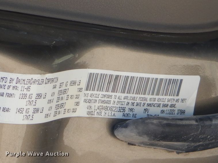 image for item FC9763 2006 Jeep Grand Cherokee Laredo SUV