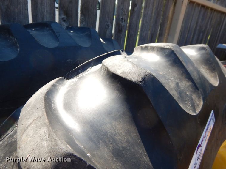 image for item FC9808 (2) 14.9-28 tires and wheels