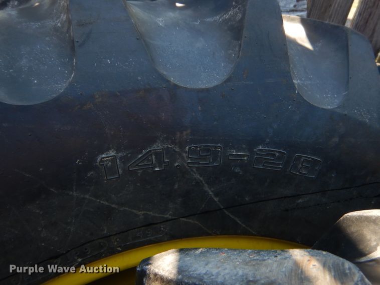 image for item FC9808 (2) 14.9-28 tires and wheels