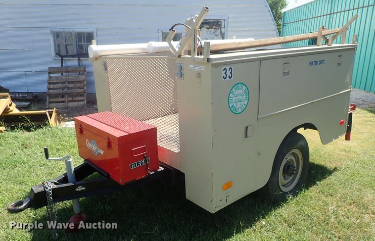 image for item FE9982 Shop built utility bed trailer