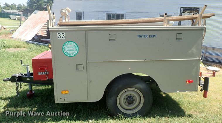 image for item FE9982 Shop built utility bed trailer