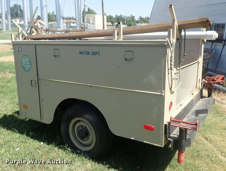 image for item FE9982 Shop built utility bed trailer