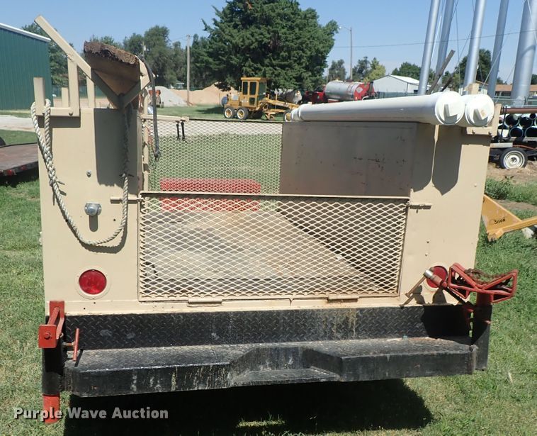 image for item FE9982 Shop built utility bed trailer