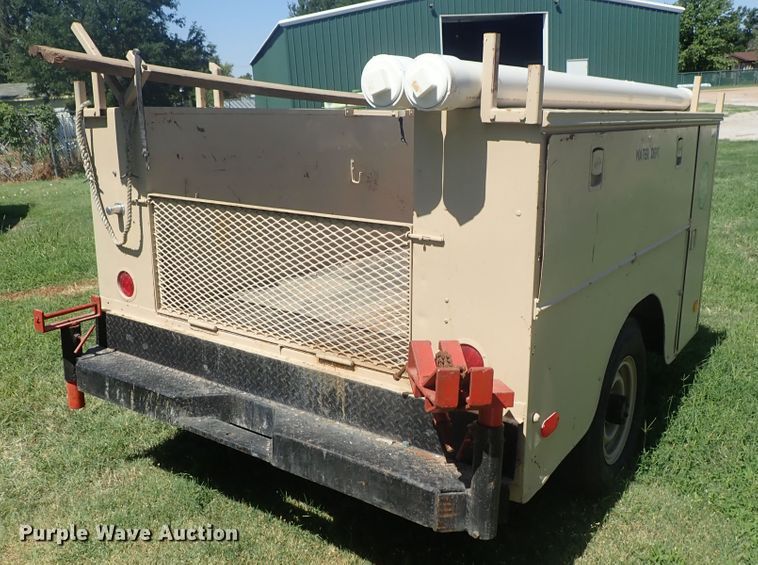 image for item FE9982 Shop built utility bed trailer