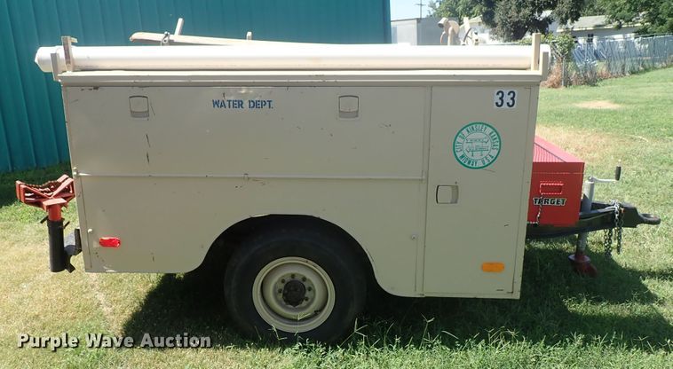 image for item FE9982 Shop built utility bed trailer