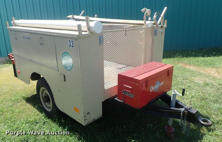 image for item FE9982 Shop built utility bed trailer