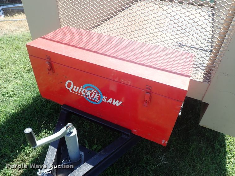 image for item FE9982 Shop built utility bed trailer