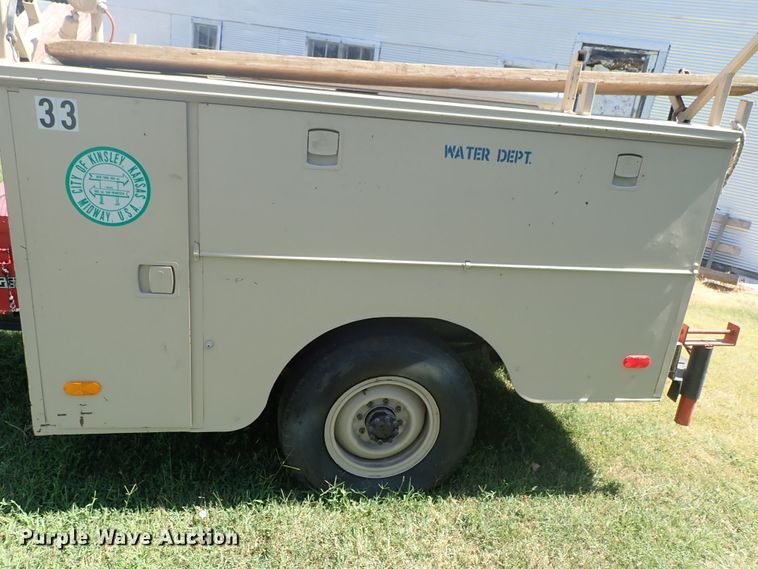 image for item FE9982 Shop built utility bed trailer