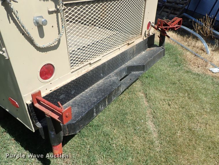 image for item FE9982 Shop built utility bed trailer