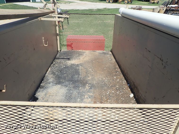 image for item FE9982 Shop built utility bed trailer