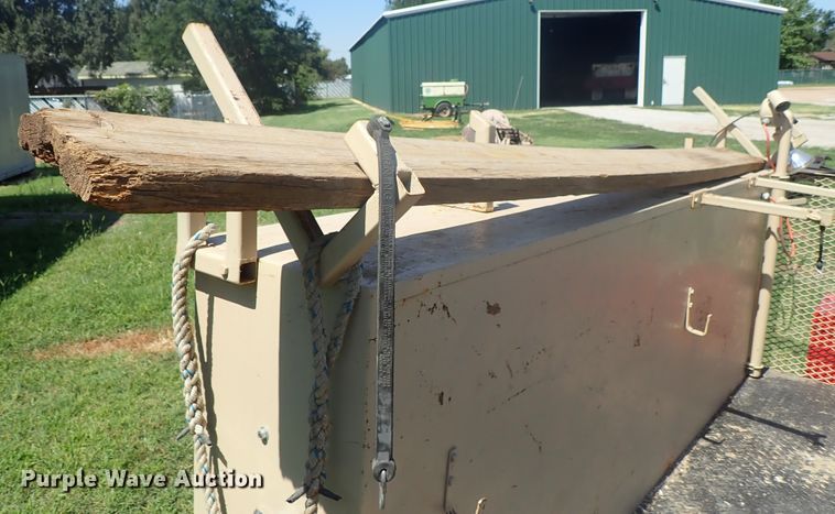 image for item FE9982 Shop built utility bed trailer