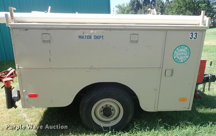 image for item FE9982 Shop built utility bed trailer