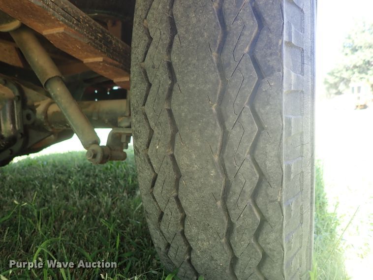 image for item FE9982 Shop built utility bed trailer