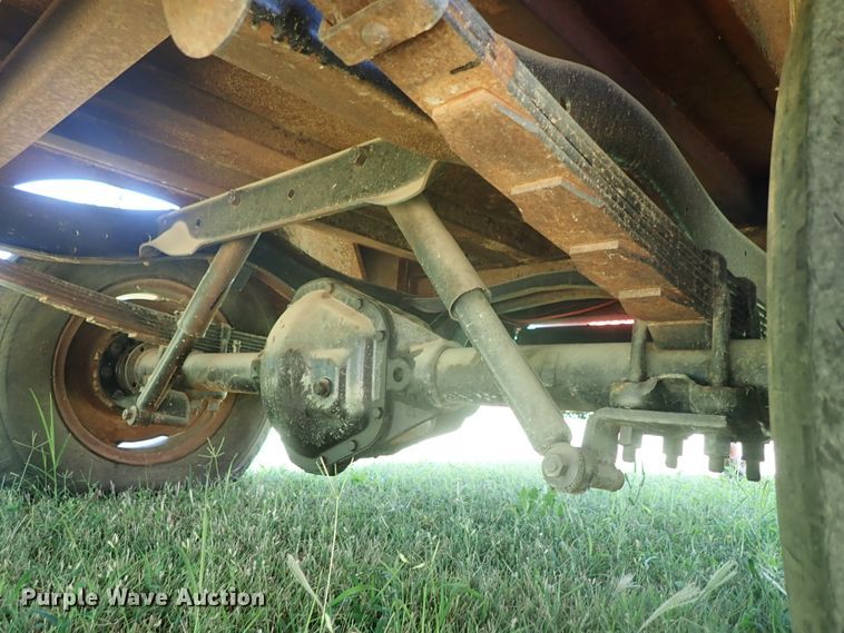 image for item FE9982 Shop built utility bed trailer