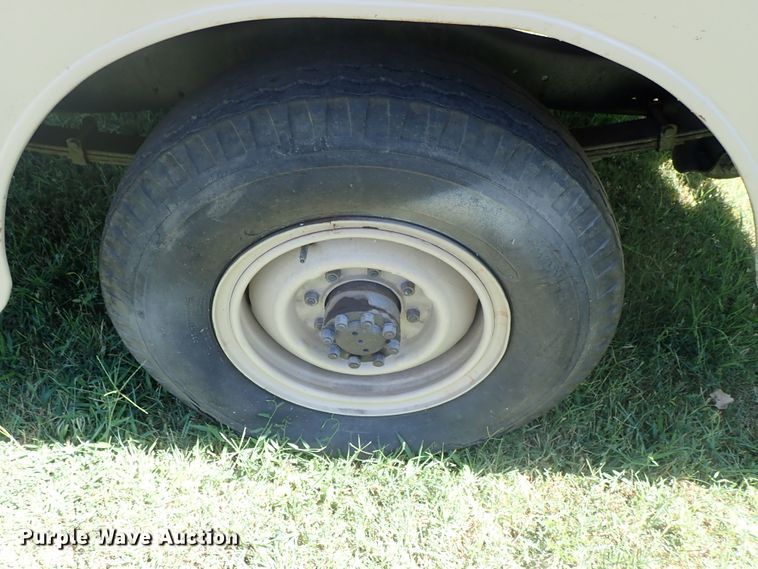 image for item FE9982 Shop built utility bed trailer