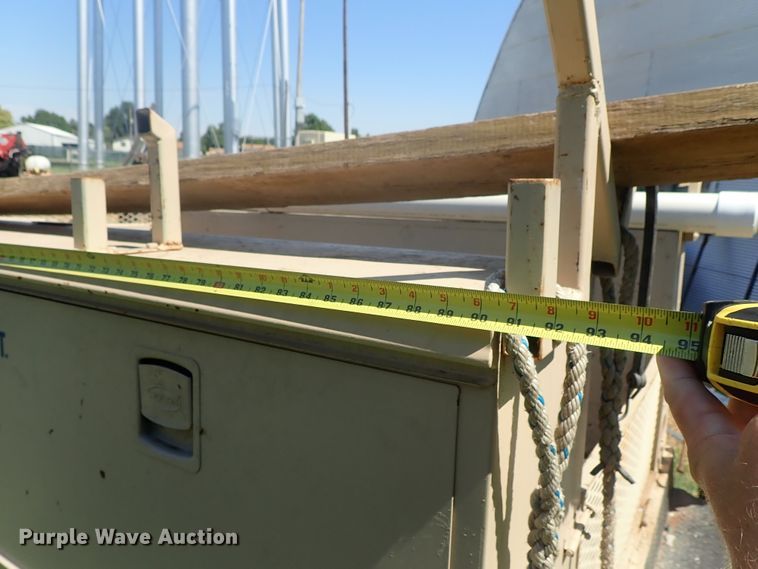 image for item FE9982 Shop built utility bed trailer