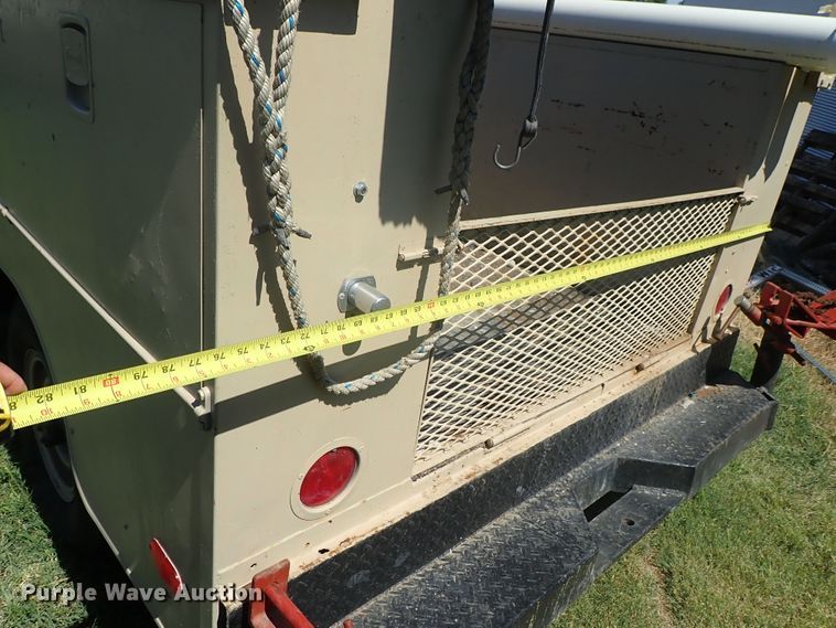 image for item FE9982 Shop built utility bed trailer