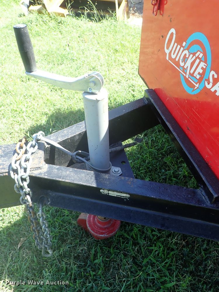 image for item FE9982 Shop built utility bed trailer