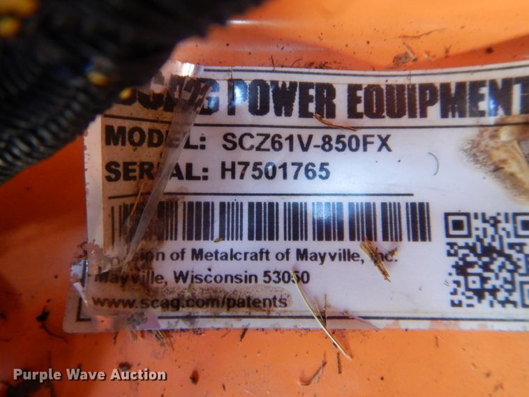 image for item FI9607 Scag Cheetah ZTR lawn mower