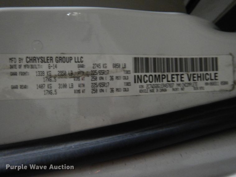 image for item FT9360 2014 Dodge Grand Caravan van