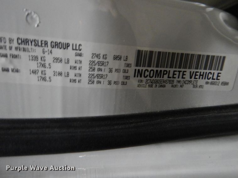 image for item FT9361 2014 Dodge Grand Caravan van