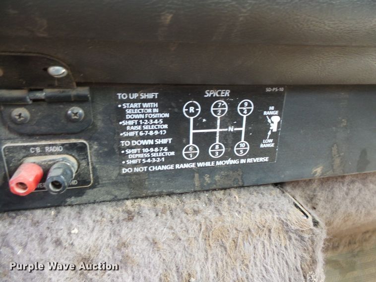 image for item FU9334 1995 International 9200 dump truck